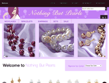 Tablet Screenshot of nothingbutpearls.com